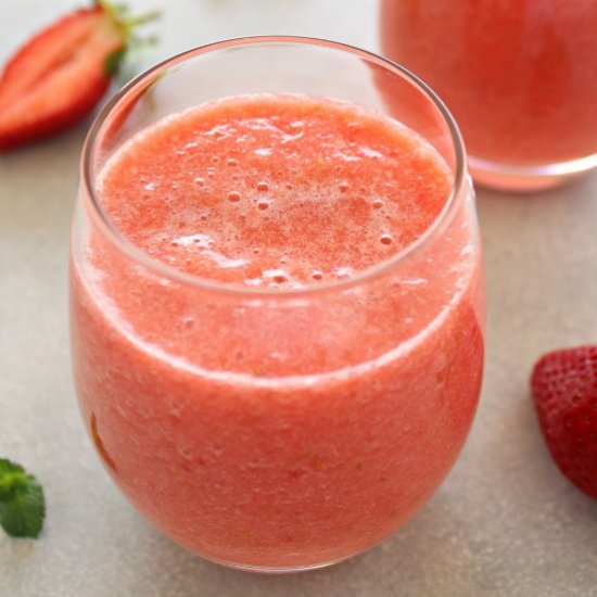 Healing Fresh Pineapple Berry Juice