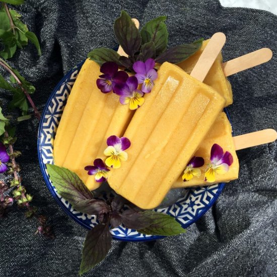 Mango Turmeric Popsicle’s