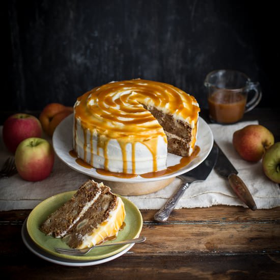 apple & pear cake