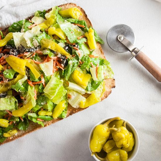 Italian Salad Flatbread