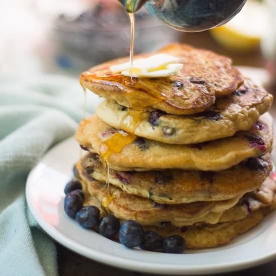 Vegan Blueberry Pancakes