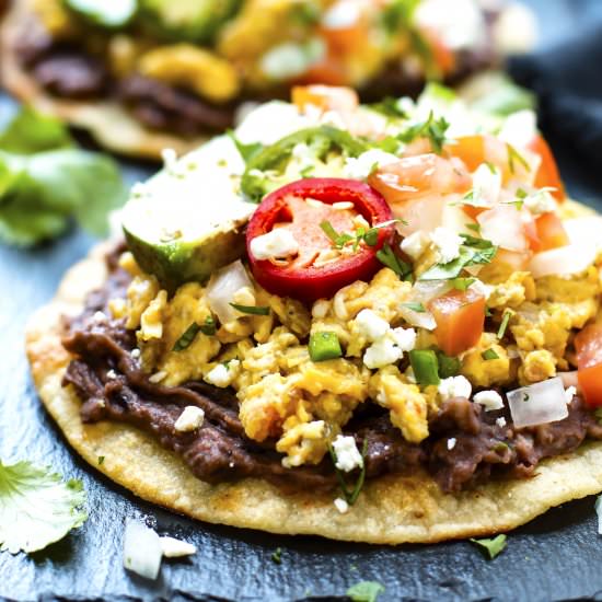 Super Quick Breakfast Tostadas