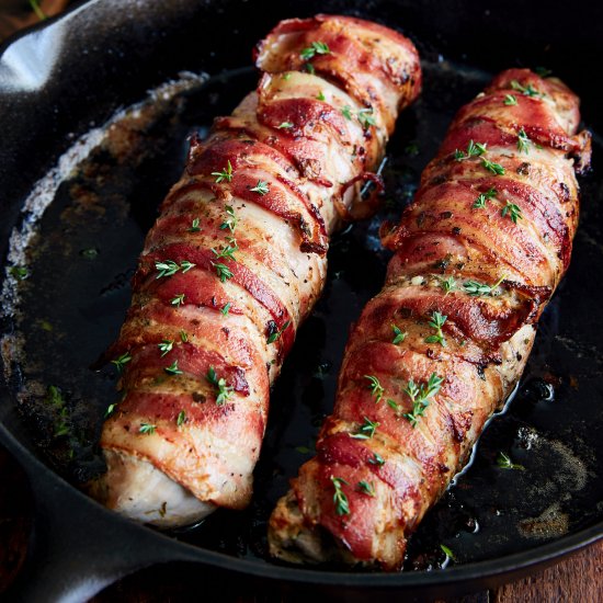 Bacon-Wrapped Pork Tenderloin