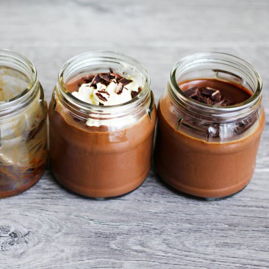 Easy No-Bake Chocolate Pots