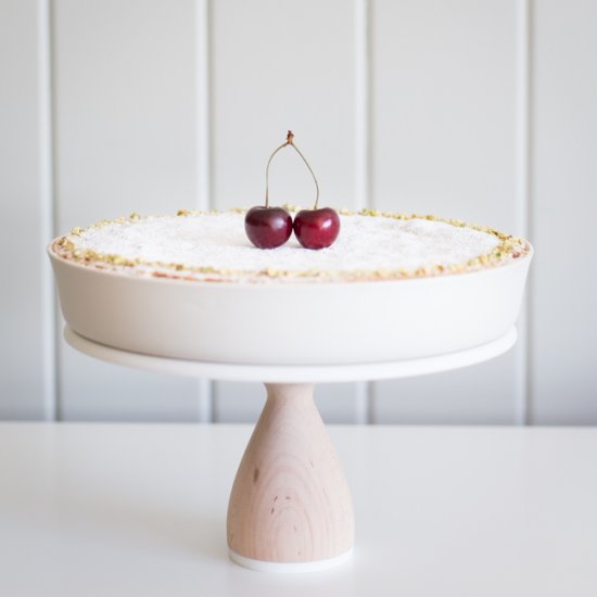 Cherry and Pistachio Bakewell Tart