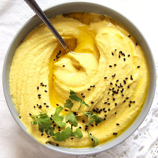 Turmeric Hummus with Tahini