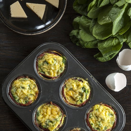 Bacon, Egg & Cheese Cups To-Go