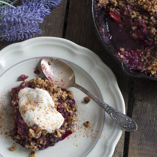 Skillet Berry Crumble