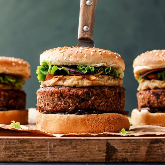 Vegan Pan-Seared “Foie Gras” Burger