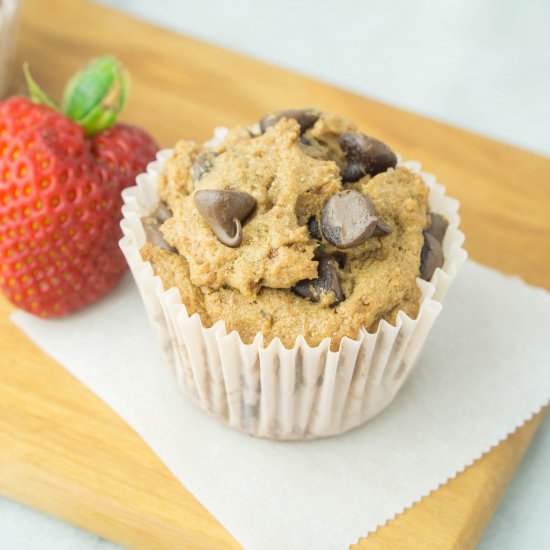 Healthy Chocolate Chip Muffins