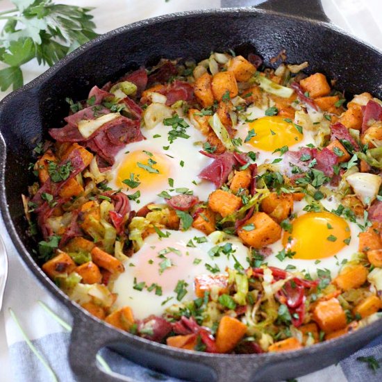 Corned Beef and Cabbage Breakfast