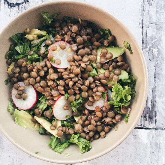 Green Lentil Salad