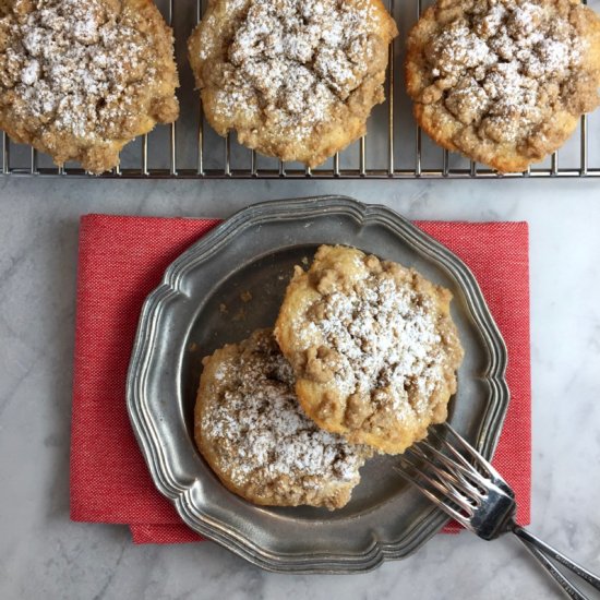 Crumb Cake Muffin Tops