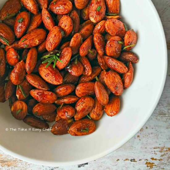 Roasted Almonds with Rosemary