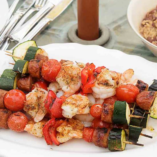 Cajun Shrimp Kabobs