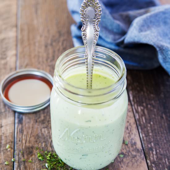 Healthy Avocado Ranch Dressing