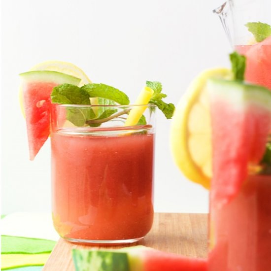 Watermelon Cucumber mint Lemonade