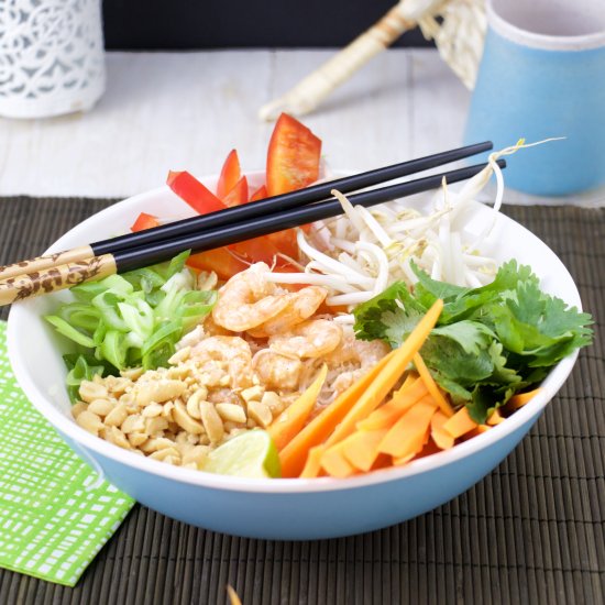 Coco-Lemongrass Shrimp Bowl