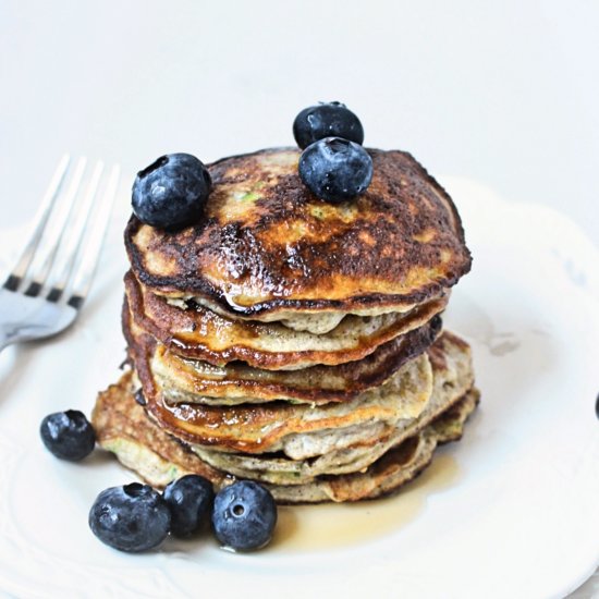 Grain Free Zucchini Bread Pancakes