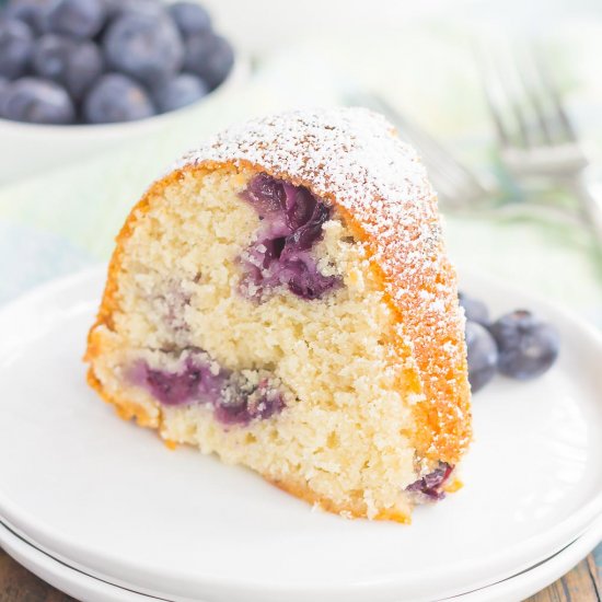 Blueberry Yogurt Cake