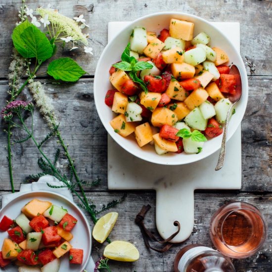 Melon and Mint Salad