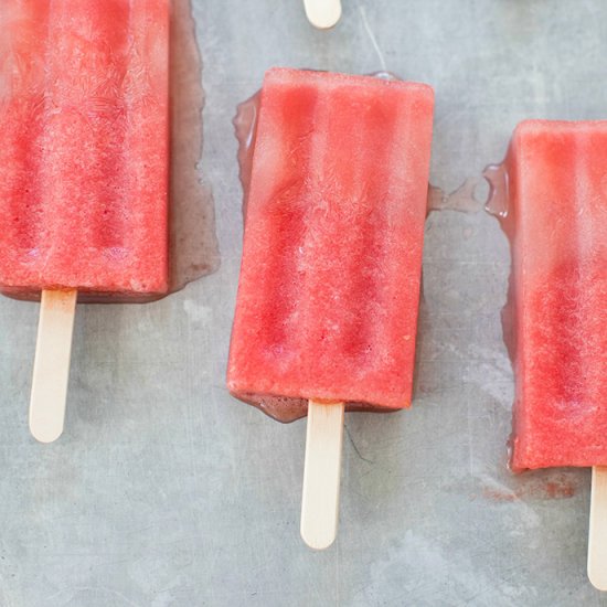 watermelon lemonade popsicles