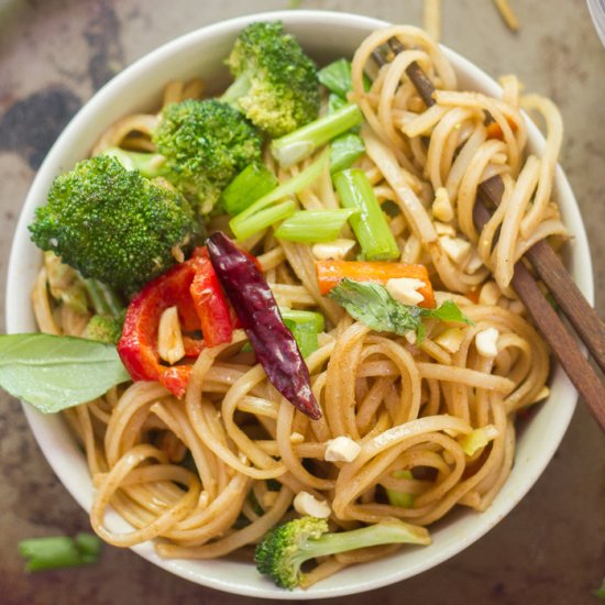 Stir-Fried Hoisin Noodles