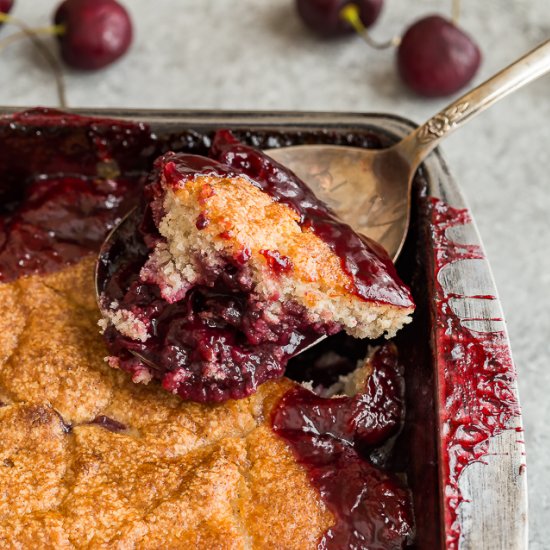 Fresh Cherry Cobbler