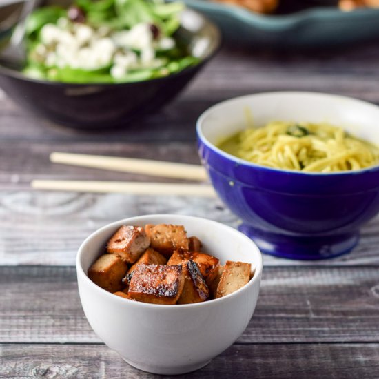 Sautéed Soy Maple Tofu