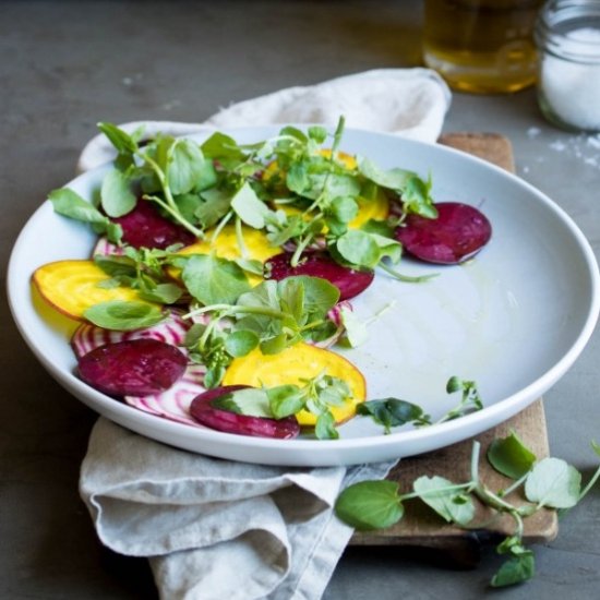 Vegan Beetroot Carpaccio