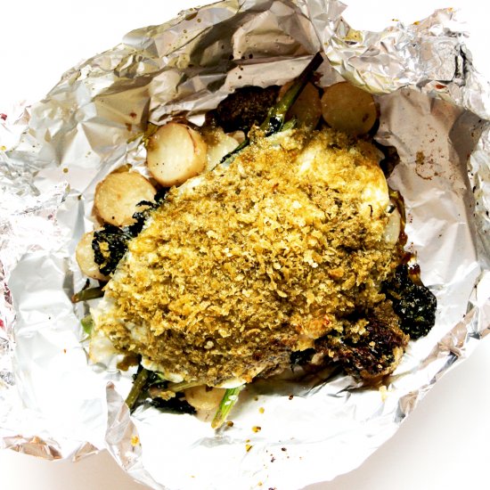 Lemon Sole Tin Foil Meal