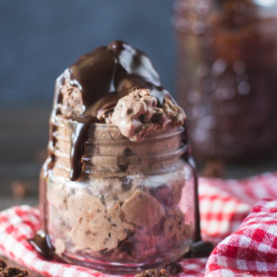 Chocolate Brownie Ice Cream