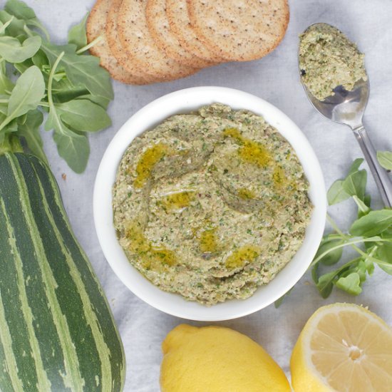 Lemony Zucchini Arugula Pesto