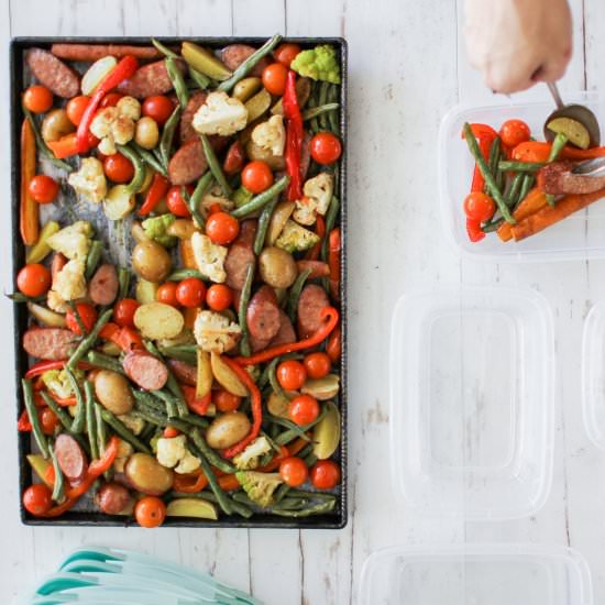 Whole30 One Pan Sausage & Veggies