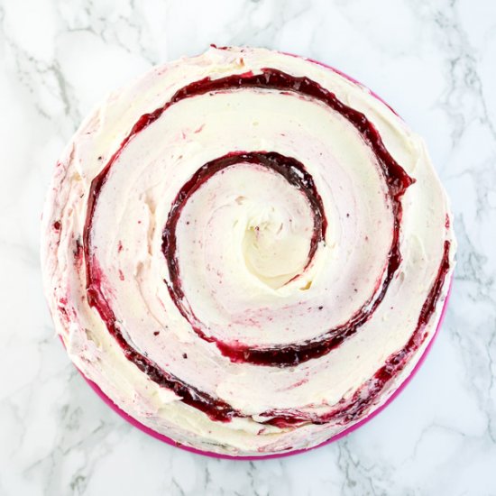 Raspberry Ripple Cake