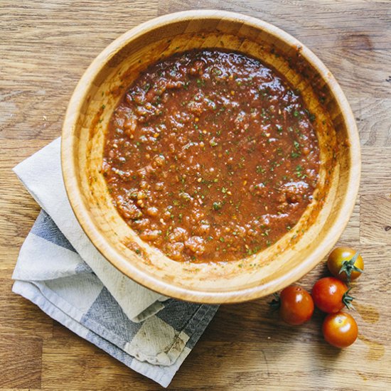 California Restaurant Style Salsa