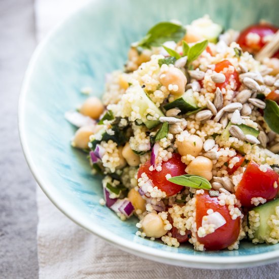 Mediterranean Chopped Chickpea Cous