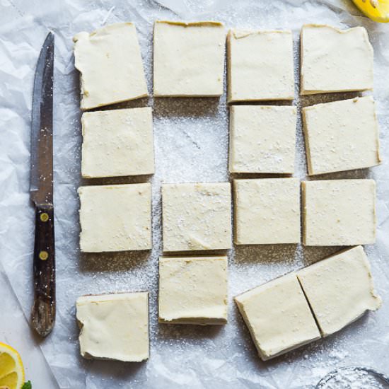 No Bake Paleo Lemon Bars