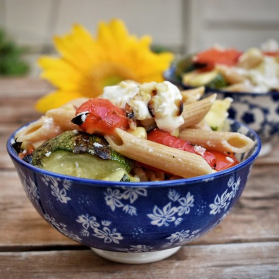 Grilled Summer Vegetable Pasta