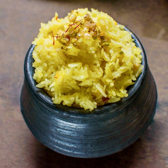 Sakhar Bhat /Sweet Rice