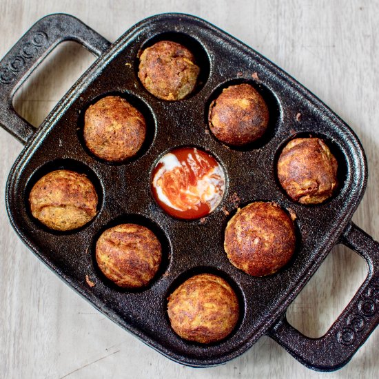 CHEESE STUFFED MASHED POTATO BALLS