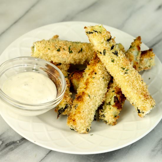 Crunchy Baked Zucchini