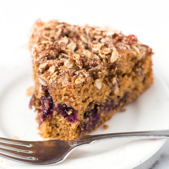 Gluten-Free Lemon Blueberry Coffee Cake