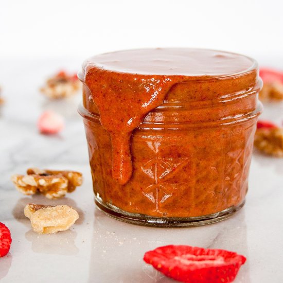 Roasted Strawberry Walnut Butter