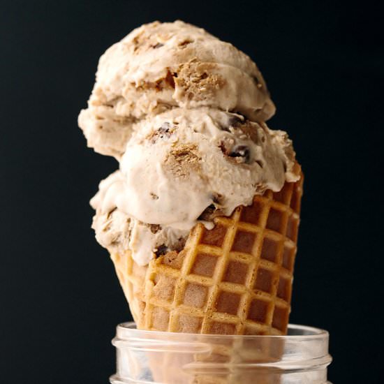 Vegan PB Cookie Dough Ice Cream