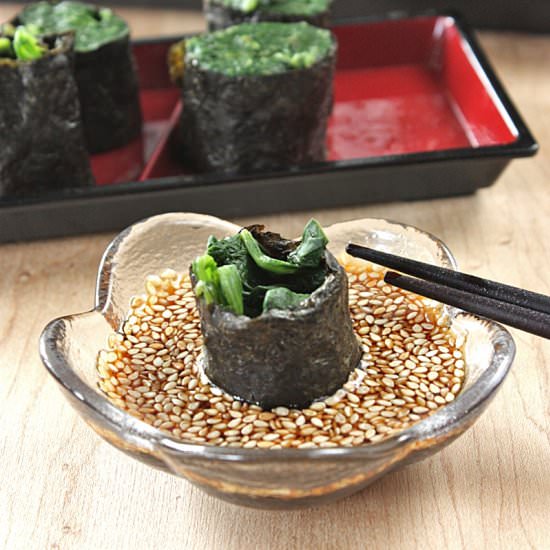 Nori Spinach Rolls