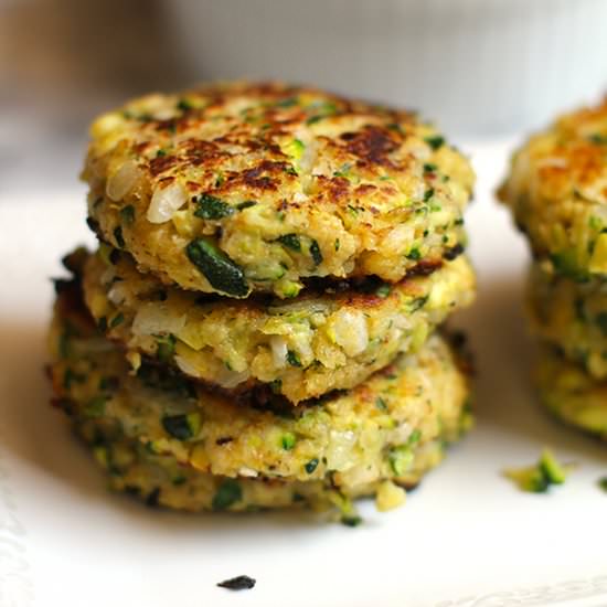 Grilled Italian Zucchini Fritters