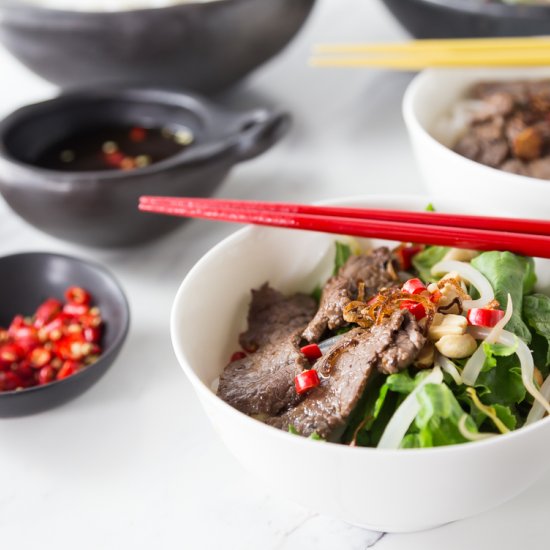 Vietnamese Beef Noodle Salad