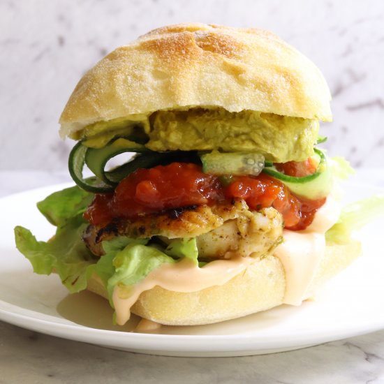 Chimichurri Chicken Burger