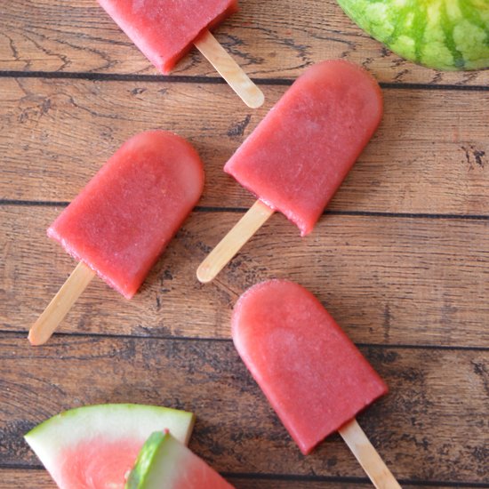 Strawberry Watermelon Popsicles